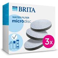 Brita MicroDisc Replacement Filter Discs for Fill&Go & Filter Bottles 3 Pack in White
