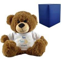 Uniqueful Personalised Dark Brown Teddy Bear You're A Star Design T-Shirt