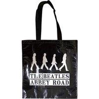 Rock Off officially Licensed Products The Beatles Abbey Road Sign Shopper Bag in Black