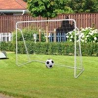 Nordara 7FT5FT Portable Kids Football Goal Garden Net in White