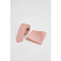 Burton Men's Peach Tie & Pocket Square