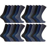 Sock Snob Men's 24 Pairs Multipack Ultimate Comfort 100% Cotton Socks | Size: 6-11
