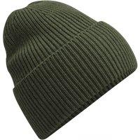 Beechfield Men's Cuffed Oversized Beanie in Olive