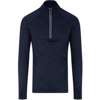 AWDis Men's Cool-Flex Half Zip Long-Sleeved Top in Navy | Size: Small