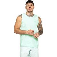 Enzo Men's Regular Fit Gym Tank Top in Light Green | Size: Medium