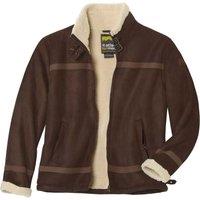 Atlas for Men Men's Faux Suede Sherpa Lined Jacket in Brown | Size: XL