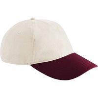 Beechfield Men's Leisure Contrast Peak Cap One Size in Natural