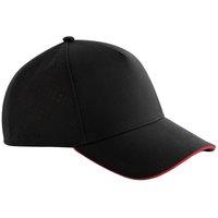 Beechfield Men's Accelerate Baseball Cap One Size in Black