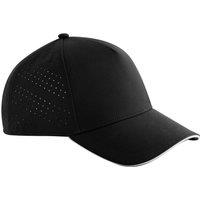 Beechfield Men's Accelerate Baseball Cap One Size in Black