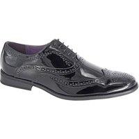 Goor Men's Leather Brogues in Black | Size: 7