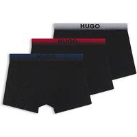 Hugo Men's Trunk Triple Pack Spray Black | Size: Large