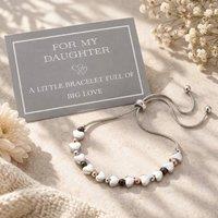 My Posh Shop Women's Daughter's Love Heart Bracelet