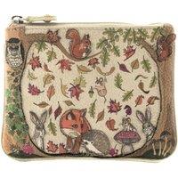 Mala leather Women's Foxglove Forest Leather Collection - Coin Purse in Ecru