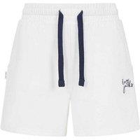 Lazy Jacks Women's Jersey Shorts in White | Size: 14