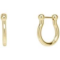 Spero London Women's Horseshoe Cuff Sterling Silver Hoop Earring in Gold