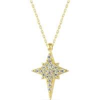 Spero London Women's Northern Star Polaris Sterling Silver Necklace in Gold