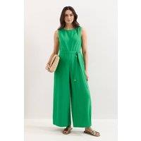 Phase Eight Women's Marta Wide Leg Jumpsuit in Emerald | Size: 20