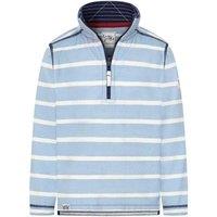 Lazy Jacks Boy's Pique Sweatshirt in Baby Blue | Size: 5-6 Years