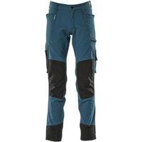 Mascot Men's Advanced Knee Pad Pockets Work Trousers in Duck Egg Blue | Size: 40.5L