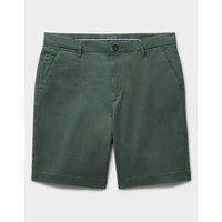 Crew Clothing Men's Bermuda Chino Stretch Shorts Olive | Size: 30M