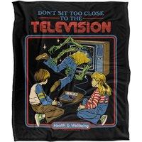 Steven Rhodes Dont Sit Too Close Silky Touch Super Soft Throw Blanket | Size: Large