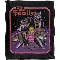 Steven Rhodes My New Family Silky Touch Super Soft Throw Blanket | Size: Large