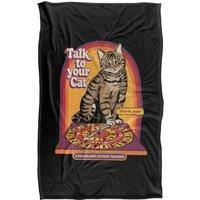 Steven Rhodes Talk To Your Cat Silky Touch Super Soft Throw Blanket | Size: Large