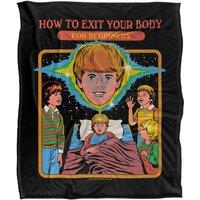 Steven Rhodes How To Exit Your Body Silky Super Soft Throw Blanket | Size: Large