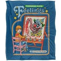 Steven Rhodes Express Your Feelings Silky Super Soft Throw Blanket | Size: Large