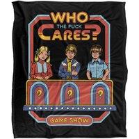Steven Rhodes Who Cares Silky Touch Super Soft Throw Blanket | Size: Large