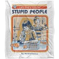 Steven Rhodes A Cure For Stupid People Silky Super Soft Throw Blanket | Size: Large
