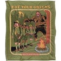 Steven Rhodes Eat Your Greens Silky Touch Super Soft Throw Blanket | Size: Small