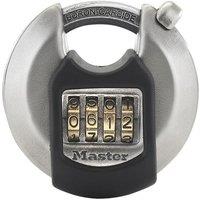 Master Lock Excell Discus 4-Digit Combination 70Mm Padlock in Silver