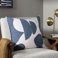 HOEM Meta Square Abstract Cushion in Dark Grey | Size: 55 cm x 55 cm