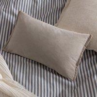 Yard Merton Velvet Cushion in Light Grey | Size: 30 cm x 50 cm