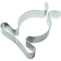 Forgefix Tool Clips 1.1/8In Zinc Plated (Bag 25) in Silver