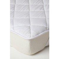 Homescapes Advanced Cooling Cot Mattress Topper Set of 2 Hypoallergenic in White | Size: Cot Bed