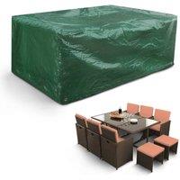 Keplin Garden Chair Cover, Outdoor Patio Chair Waterproof Cover (180x120x70cm) in Green | Size: 180 x 120 x 70 cm