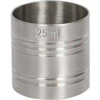 Rink Drink Stainless Steel Thimble Measure - 25ml in Silver