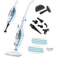 Cooks Professional Multifunctional Steam Mop Cleaner for Hard Floors, Carpets & More in White