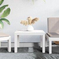 Berkfield Home Garden Table White 59x47x40 cm PP | Size: 59 x 47 x 40 cm