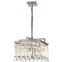 Netlighting Aries 4 Light Small Pendant Chandelier in Grey