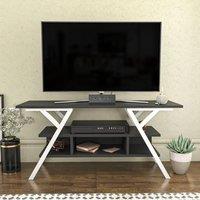 Decorotika Minerva TV Unit for TV's up to 55 inch in Light Grey