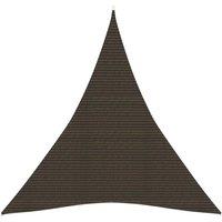 Berkfield Home Sunshade Sail 160 g/m Brown 5x6x6 m HDPE