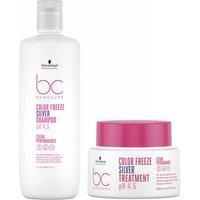 Schwarzkopf Bc Bonacure Color Freeze Silver Treatment Duo in Clear