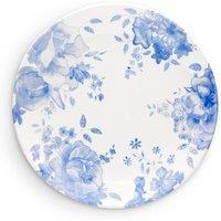 Wade Albert White Blue Floral Dinner Plate | Size: A