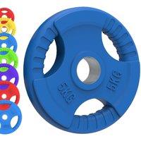 Monstershop Olympic Tri-Grip Rubber Weight Plates Colour Pairs Sets 15kg SET