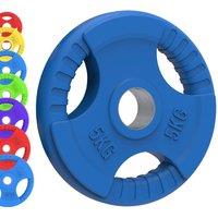 Monstershop Olympic Tri-Grip Rubber Weight Plates Colour Pairs Sets 25kg SET