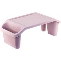 Havendro Pink Portable Bed Tray & Drink Holder Laptop Serving Table