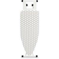 VOGREX White Ironing Board 6 Adjustable Heights Non-Slip Rubber